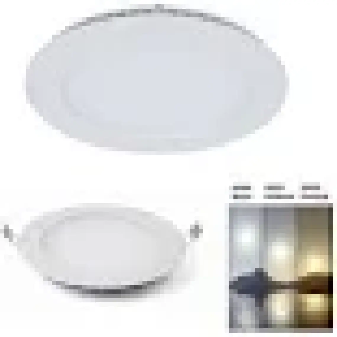 LAMPTIME Armatür  Panel Led Downlıght İnce 18W 6500K Beyaz 260625 (185-200)