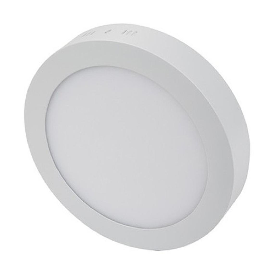 Cata 18 Watt Panel LED Armatür Sıva Üstü Yuvarlak Ct 5233 Beyaz Işık 6400K Alüminyum Kasa