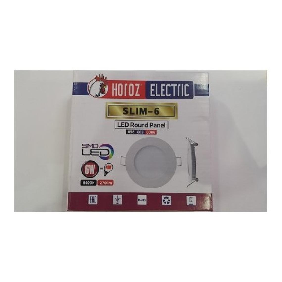 Horoz Slim-6 6 Watt 6400 Kelvin Led Panel Sıva Altı Spot 6W