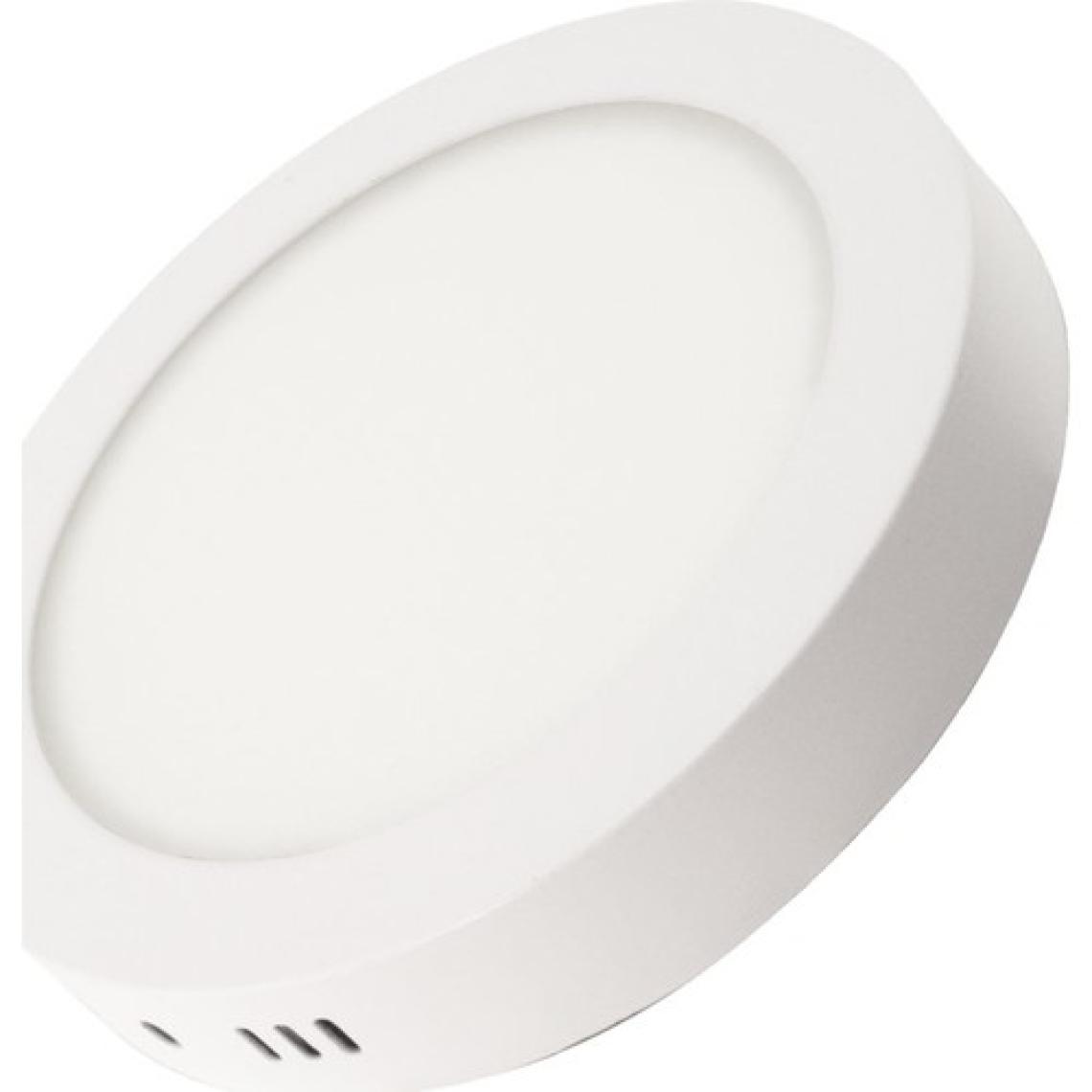 Ack 12 W 6500K Beyaz Sıva Üstü Yuvarlak LED Panel Armatür AP03-01230