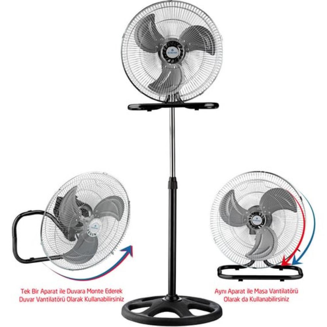 Rubenis Rbs-20 Plus Pro 130 Watt Sanayi Tipi Vantilatör