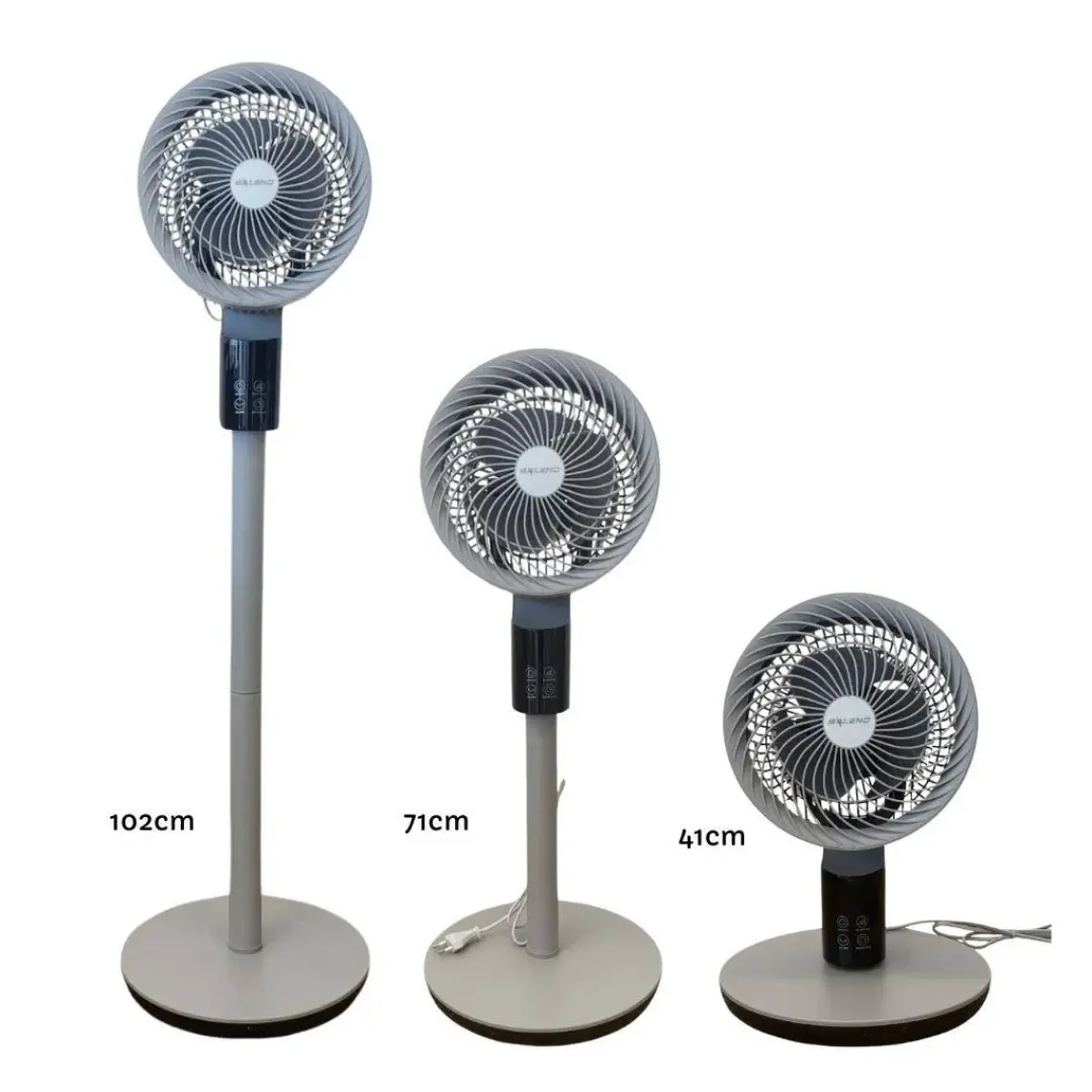 Baleno Boleno 20CM 40W Uzaktan Kumandalı 3 Kademeli Gri Vantilatör