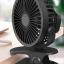 Aksesuarcı Sıkıştırmalı Şarj Edilebilir 3 Kademe Taşınabilir Kıskaçlı Mini Fan Sessiz Vantilatör Soğutma