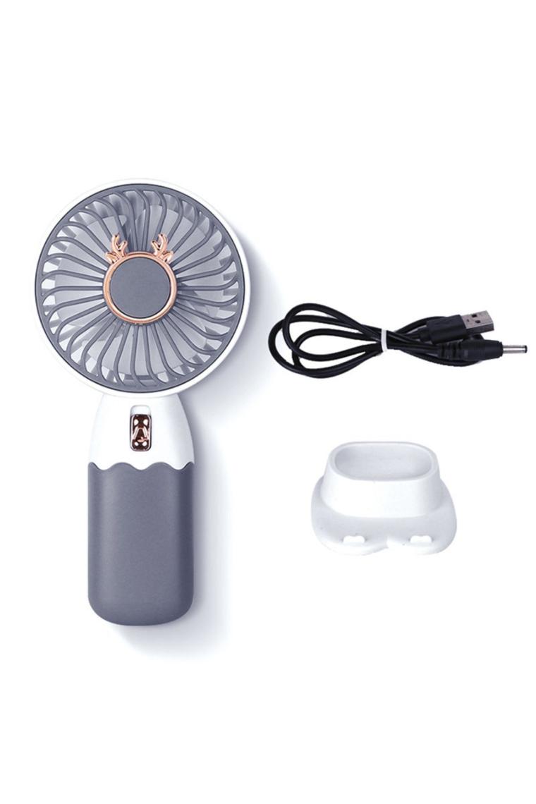 Ally ZB088 Ev Ofis Için Masaüstü Standlı USB Şarjlı El Vantilatörü