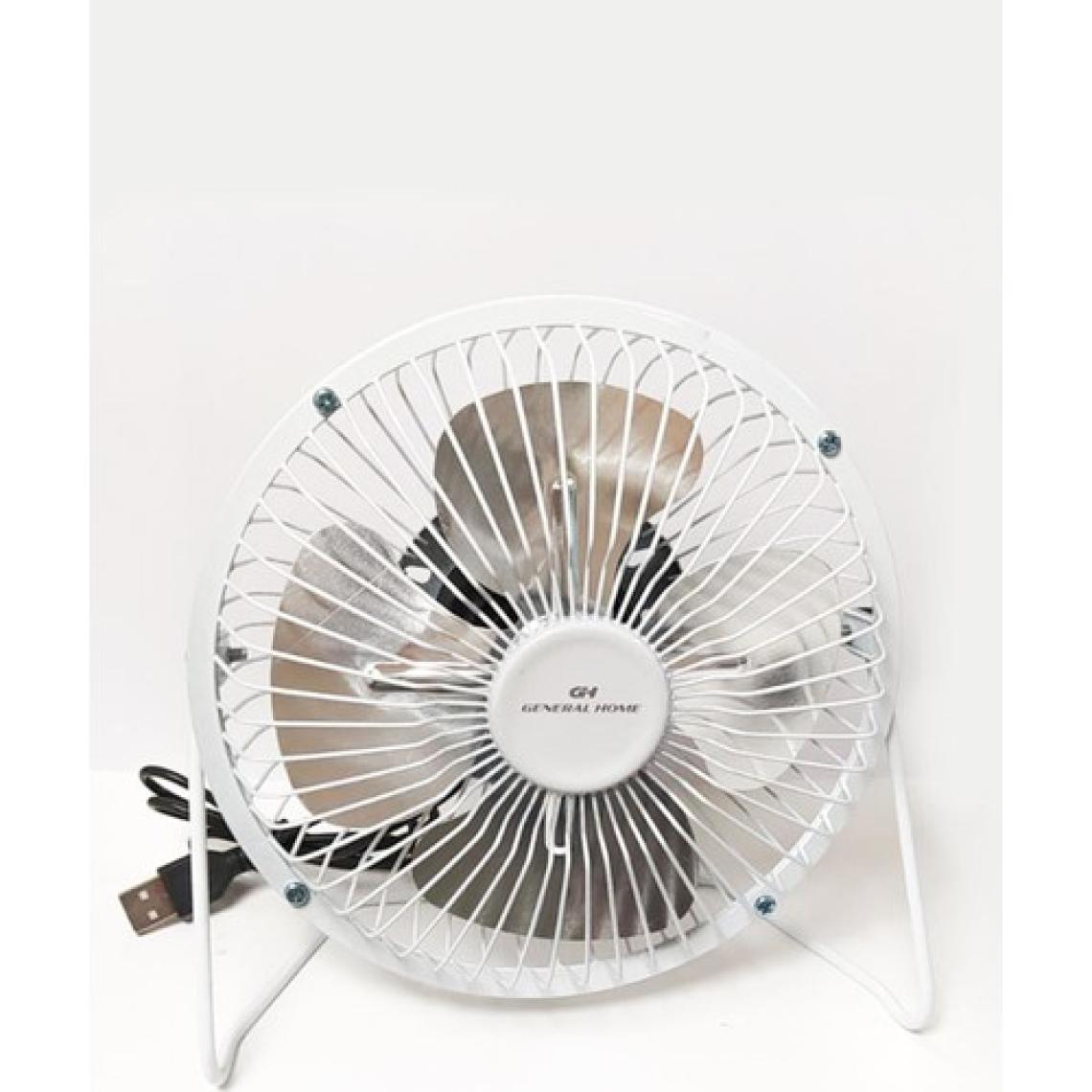 General Home Metal 6 Inç USB Fan Beyaz
