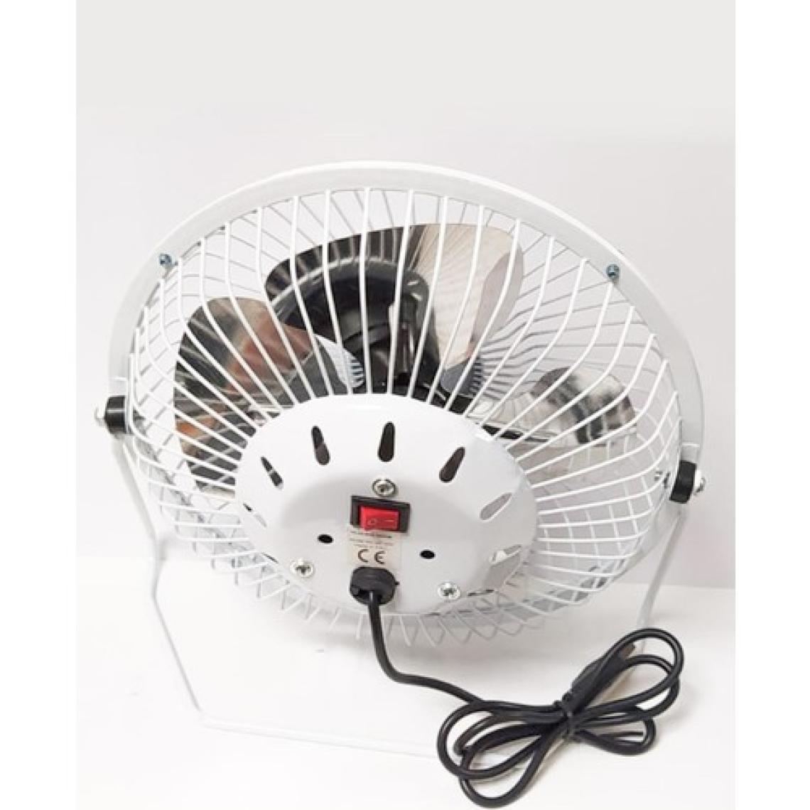 General Home Metal 6 Inç USB Fan Beyaz