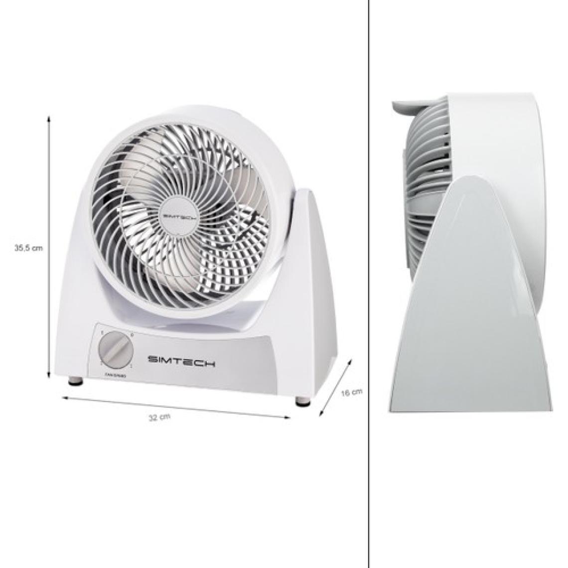 Sımtech KM-1724 Masaüstü Vantilatör
