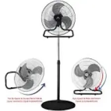 Rubenis Rbs-25 Premium Pro 18 Inch (46 Cm) Sanayi Tipi Fonksiyonel Vantilatör