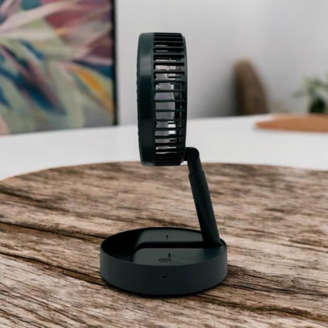 Minihome Şarjlı Katlanılabilir Mini Fan Masa Üstü Vantilatörü Usb Soğutucu Sessiz El Fanı