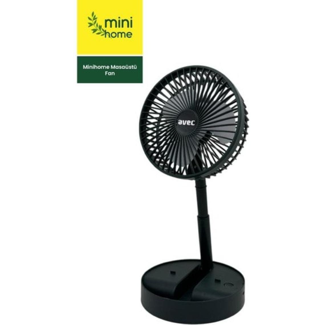 Minihome Şarjlı Katlanılabilir Mini Fan Masa Üstü Vantilatörü Usb Soğutucu Sessiz El Fanı
