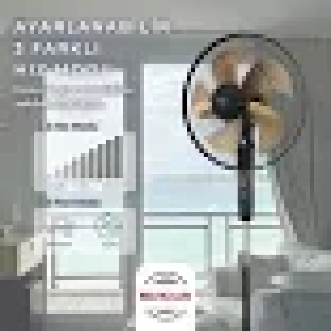 Mirkraft FS-K5018 Stand Fan Vantilatör Uzaktan Kumandalı 18''