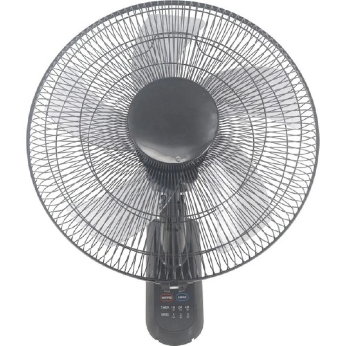Duvar Vantilatörü Kumandalı Siyah 50 Watt FW-40-019RBK
