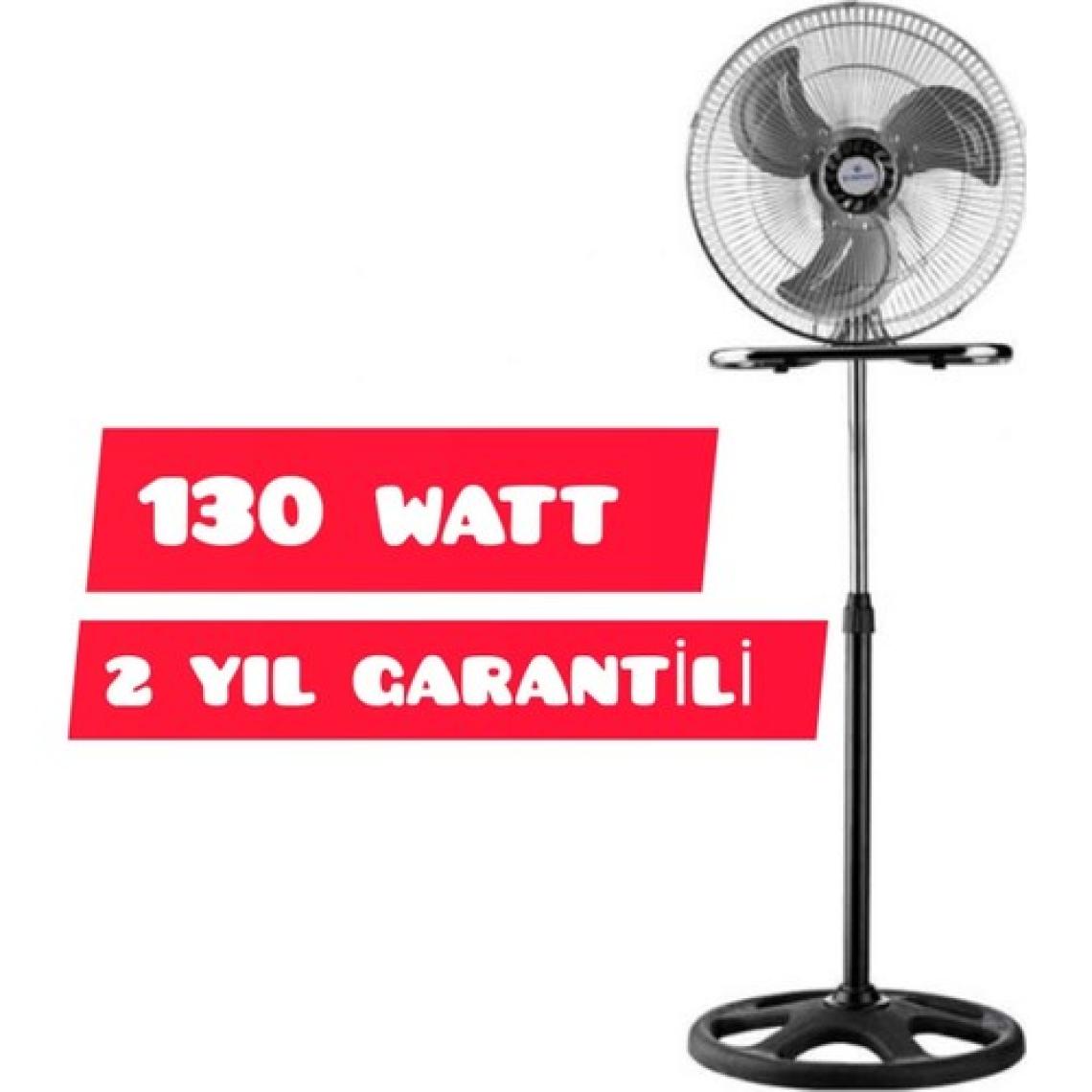 Rubenis 130W Sanayi Tipi Ayaklı Vantilatör - 3'ü 1 Arada, Ultra Geniş Salınım Açısı ile Masaüstü ve Ayaklı Kullanım Seçenekleri