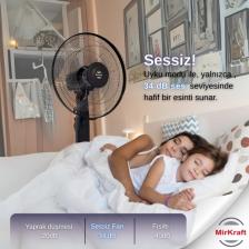 Mirkraft FS-K40BR Stand Fan Vantilatör Uzaktan Kumandalı 16''