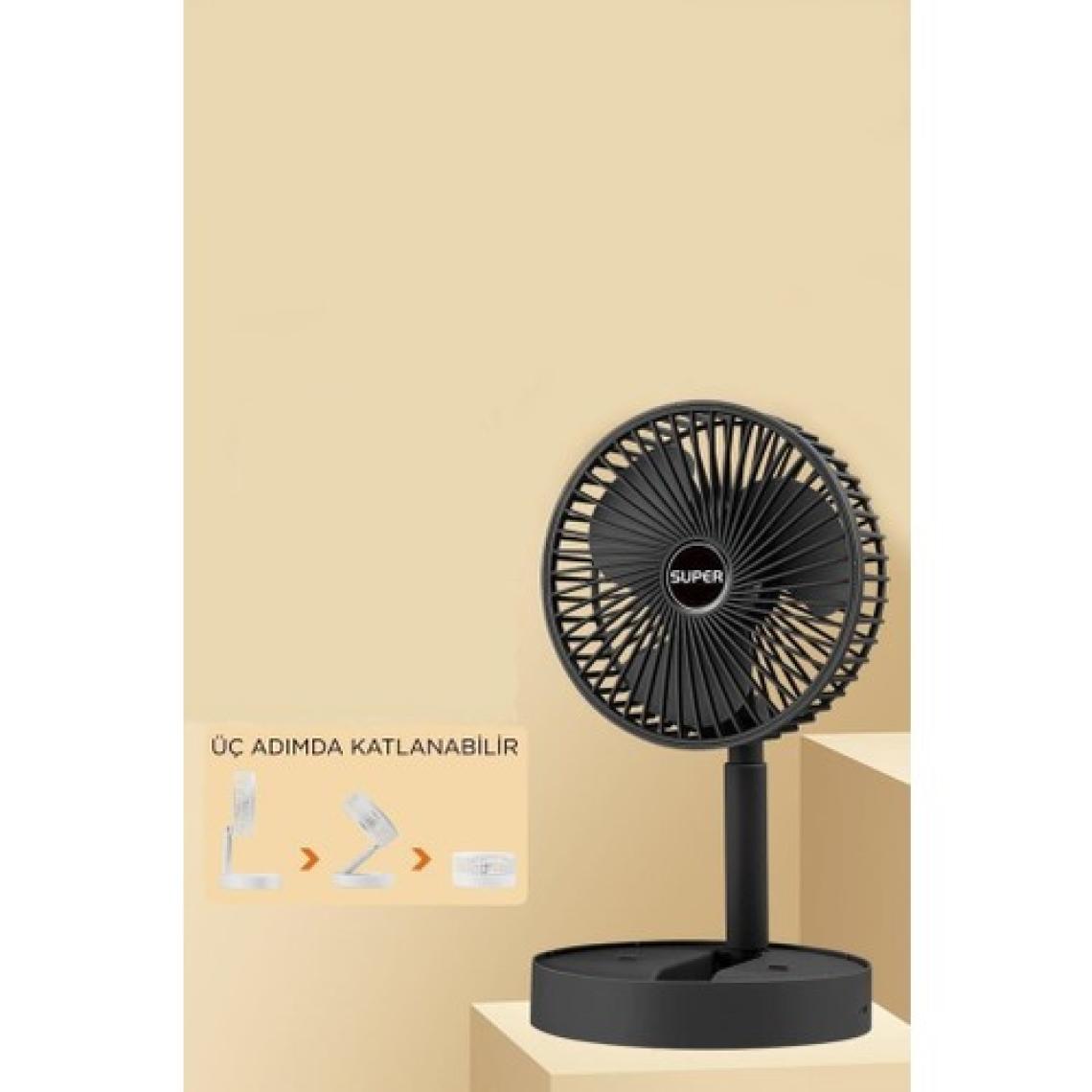 Torima F-06 Siyah Mini Fan Vantilatör Masa Fan
