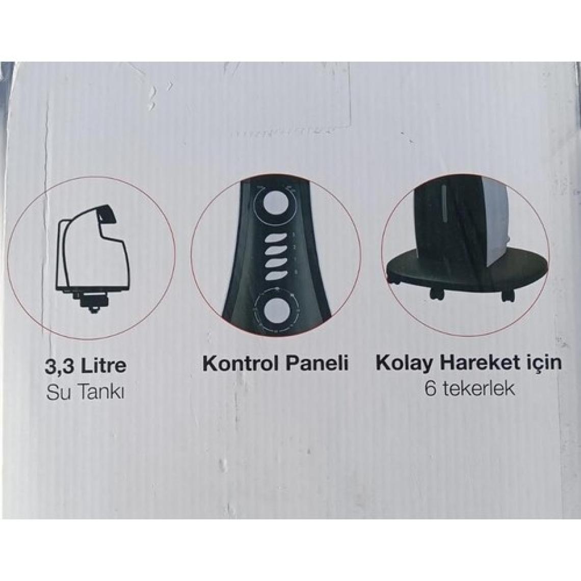 King KV1816 Oya Soğuk Buharlı Vantilatör 80W 3,3lt 40 cm