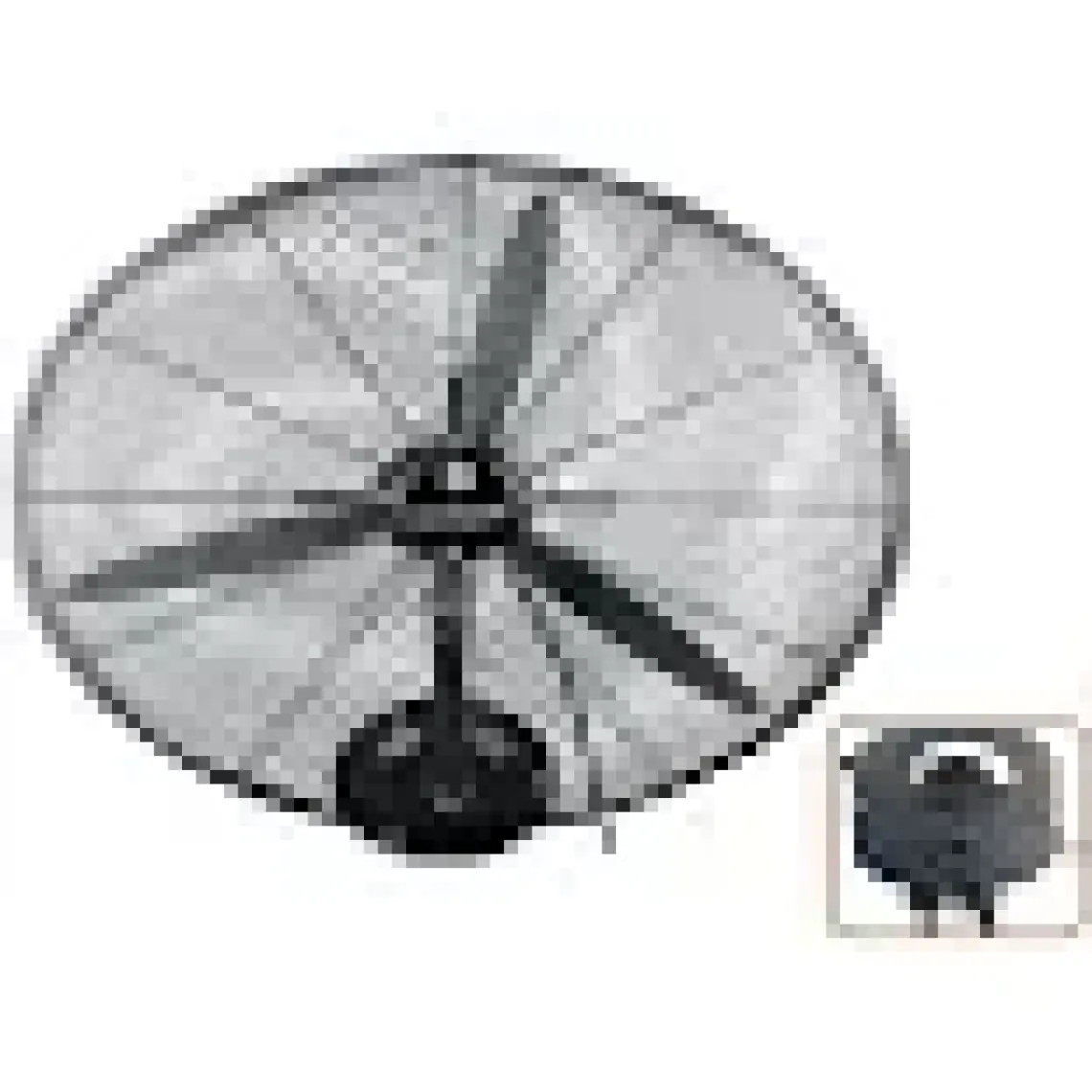 Dündar SV 50 50 cm (20'') 1430 D/D 220 230 Volt Monofaze Duvar Sanayi Tipi Vantilatör