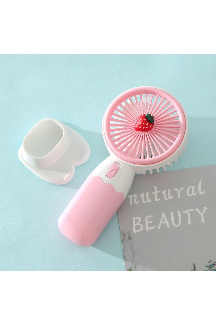Robeve Mini Fan Vantilatör Masaüstü Taşınabilir Vantilatör Telefon Stantlı 2si 1 Arada Vantilatör Mini Fan