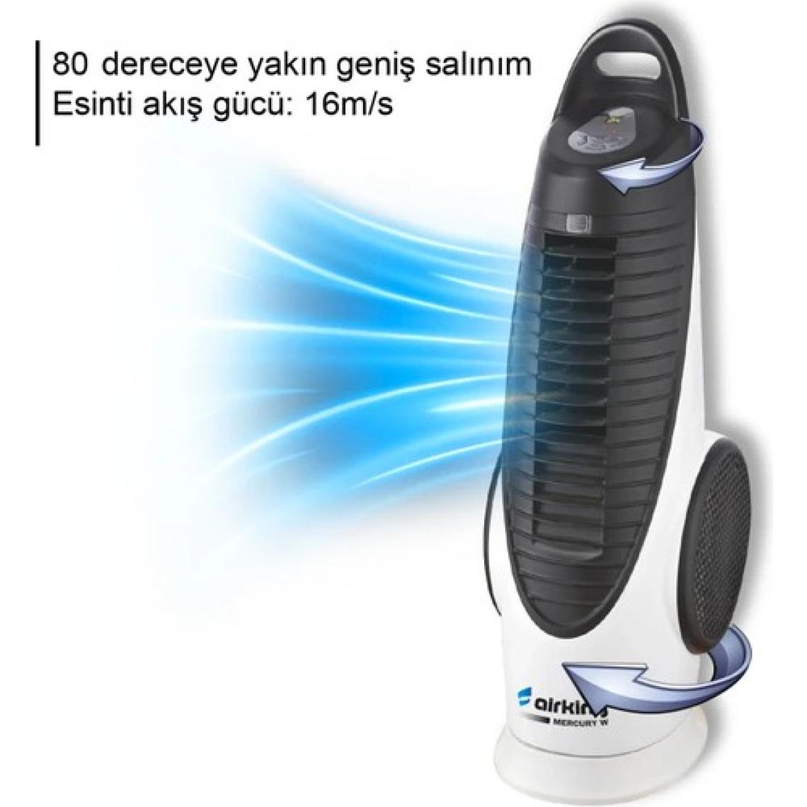 Airking Mercury W Sanayi Tipi Kule Smart Vantilatör