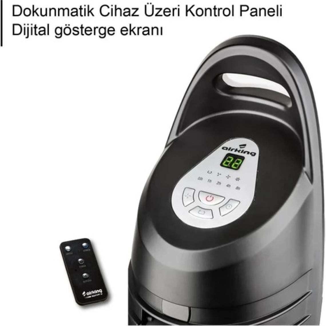 Airking Mercury W Sanayi Tipi Kule Smart Vantilatör