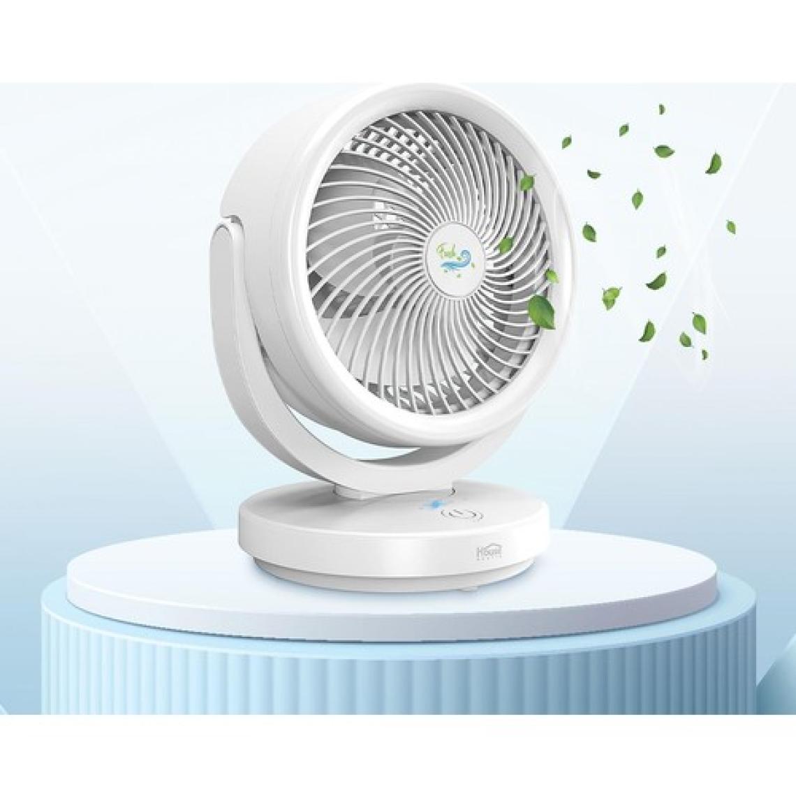 House Pratik Hp61 Yüksek Performanslı Pratik Taşınabilir Şarj Edilebilir 3 Kademeli Masaüstü Fan