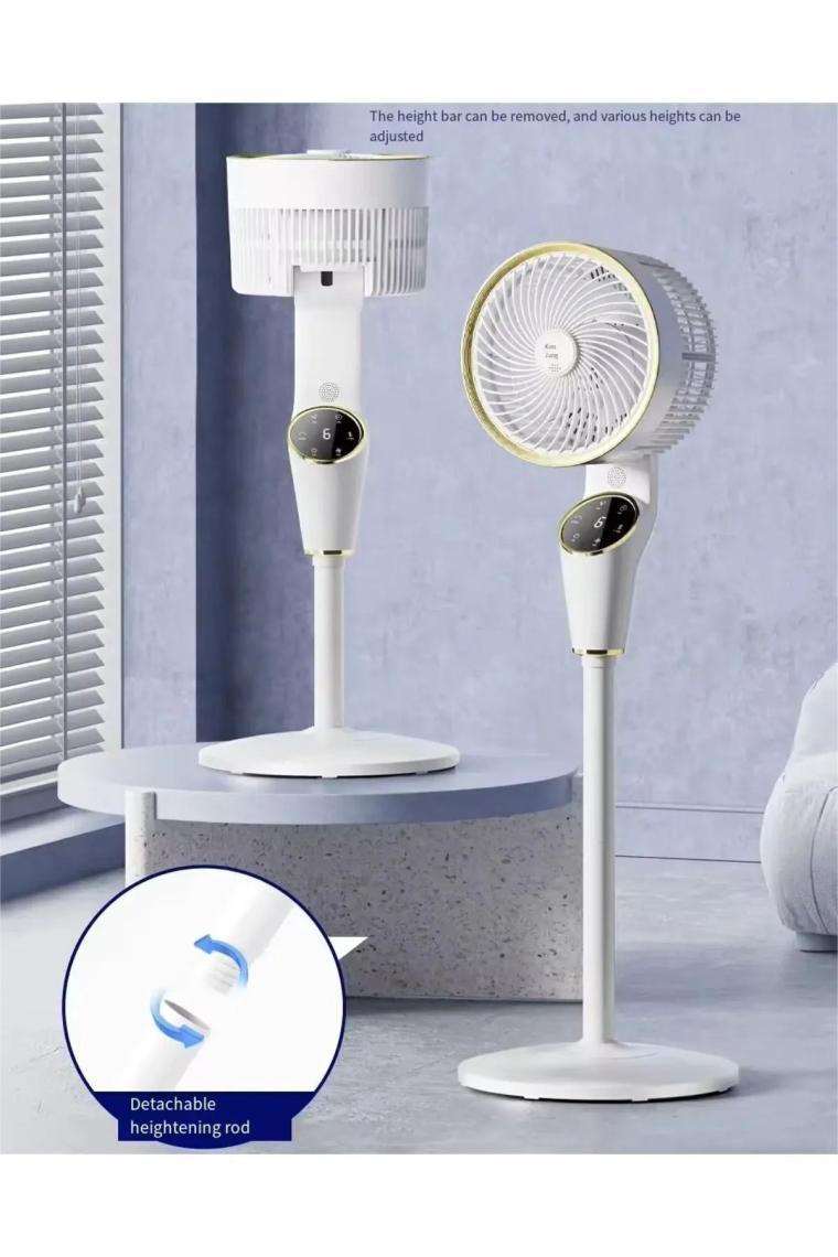 Enshall Yeni Model Fan Ayarlanabilir Hareketli Kumandalı Sessiz Vantilatör Güçlü Hava Soğutucu Klima