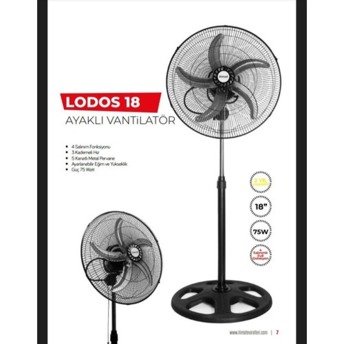İtimat Lodos Vantilatör Salınım Kafa -- Itimat