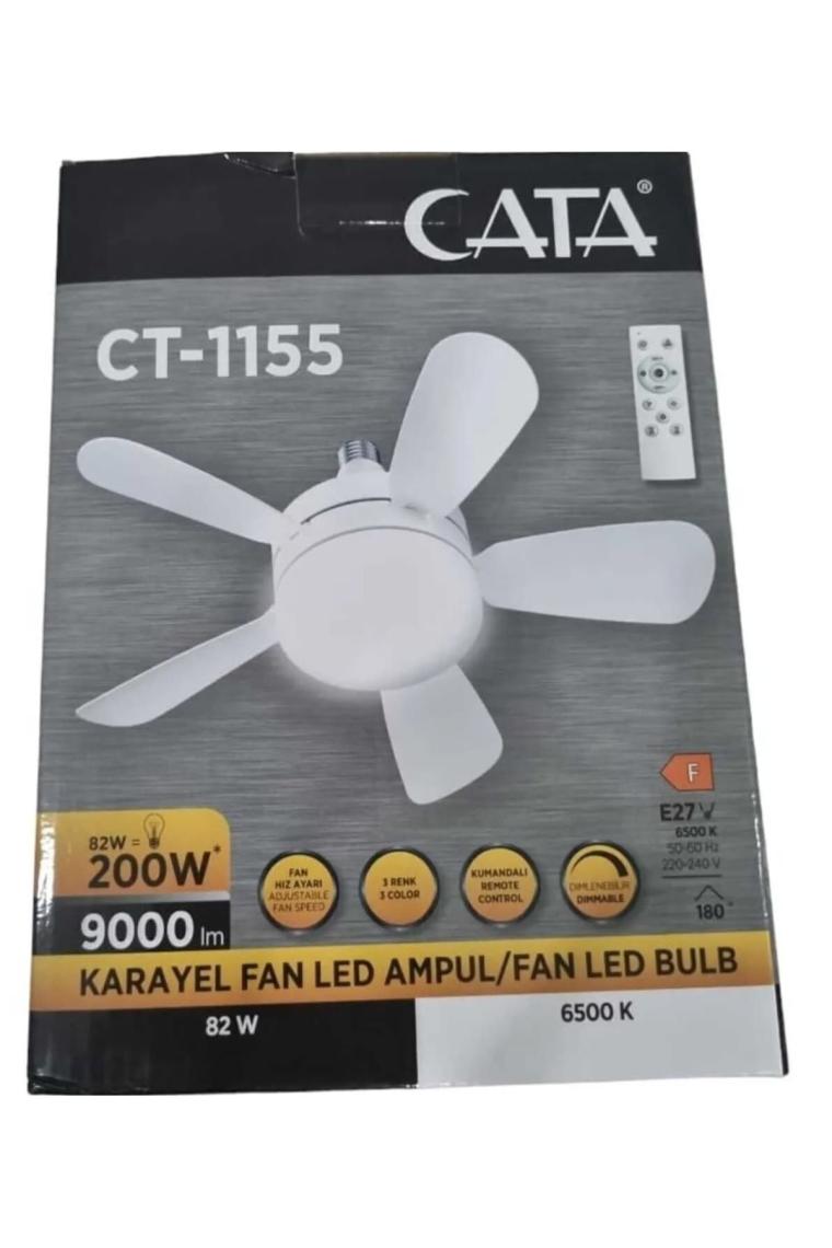 Karayel Fan Led 82w Kumandalı Işıklı Vantilatör Ct-1155