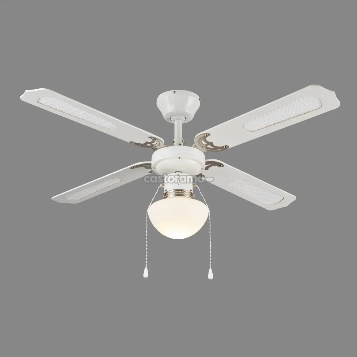 Binbirreyon Vantilatör Tavan Vantilatörü Tavan Pervanesi 107Cm Çap Jb047