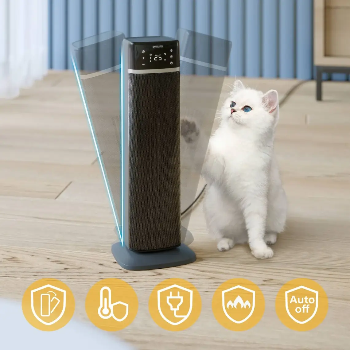 Philips CX5120/11 5000 Serisi Akıllı Kule Seramik Isıtıcı