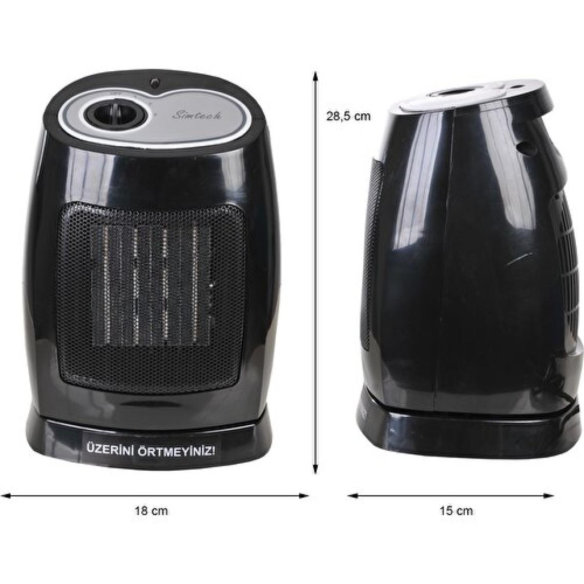Simtech KM-1728 Seramik Fanlı  Isıtıcı