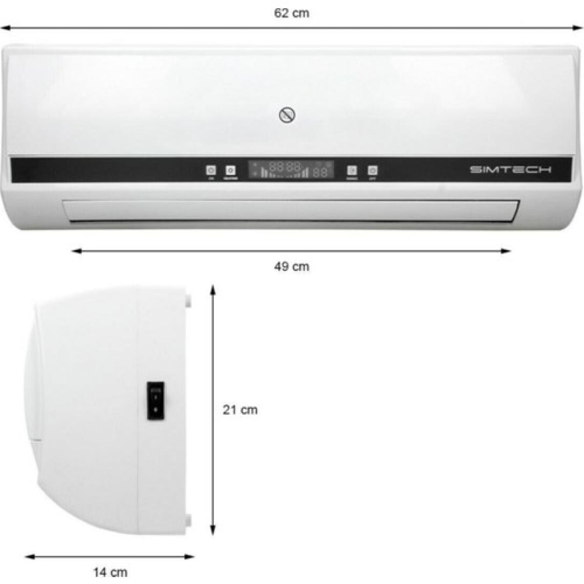 Simtech KM-1717 Duvar Tipi Seramik Istıcı