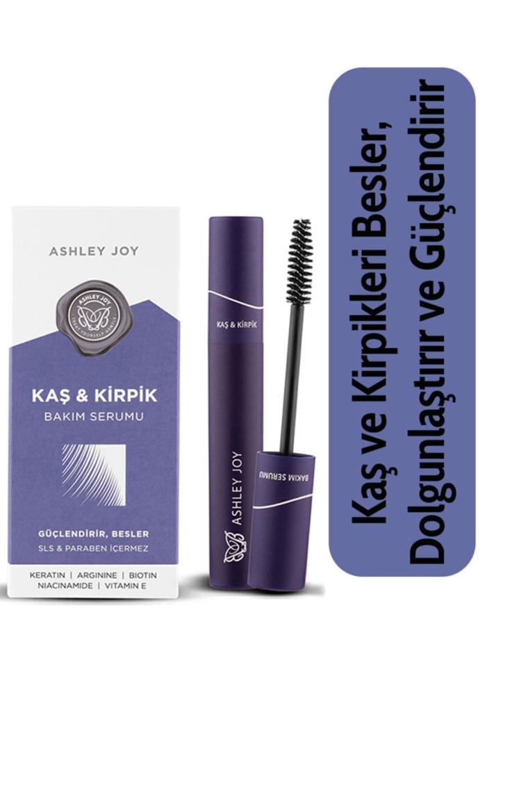 Keratin Ve Biotin Içeren Besleyici Uzatıcı Doğal Bakım Kaş Kirpik Serumu 6 ml