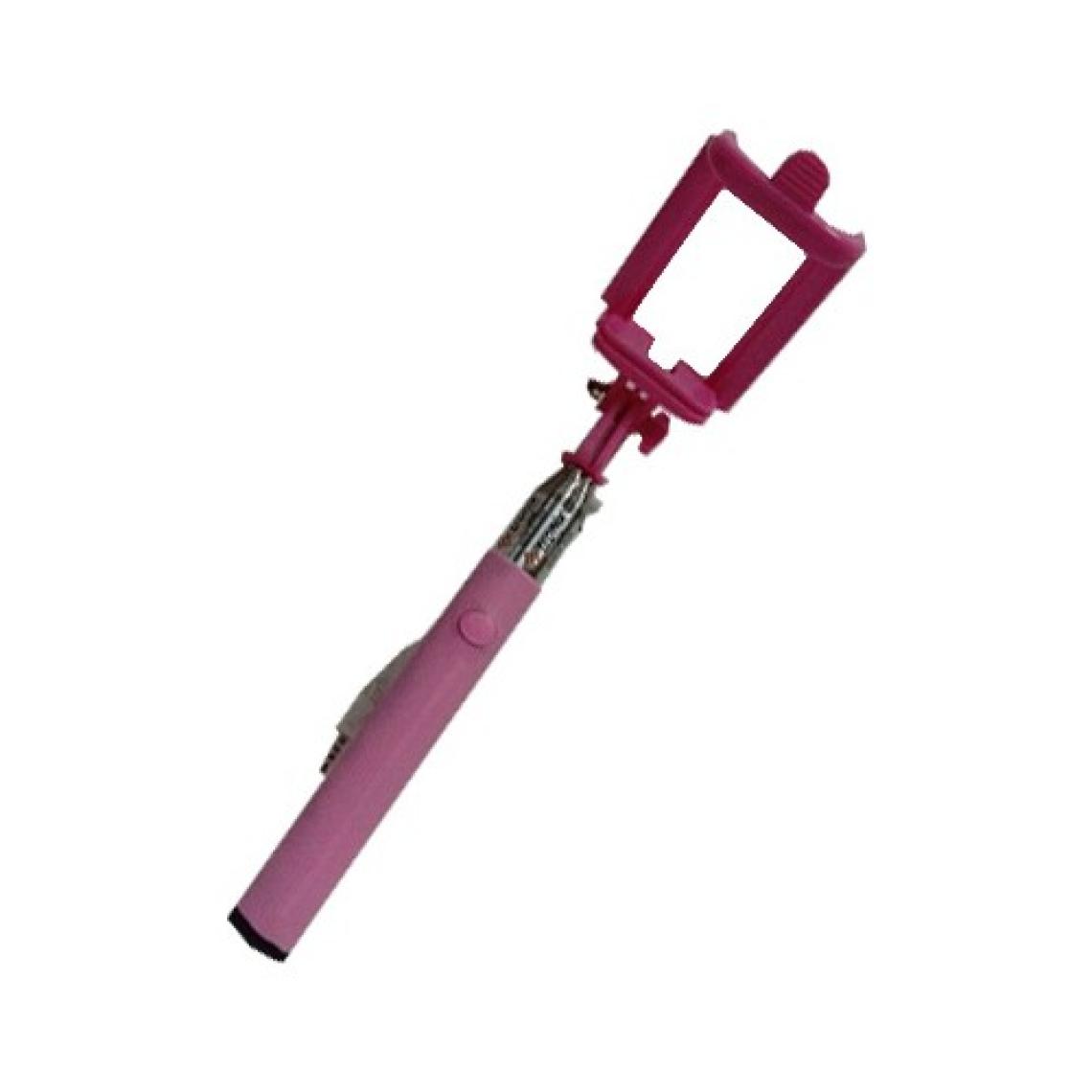 Monopod Selfie Çubuğu Pembe