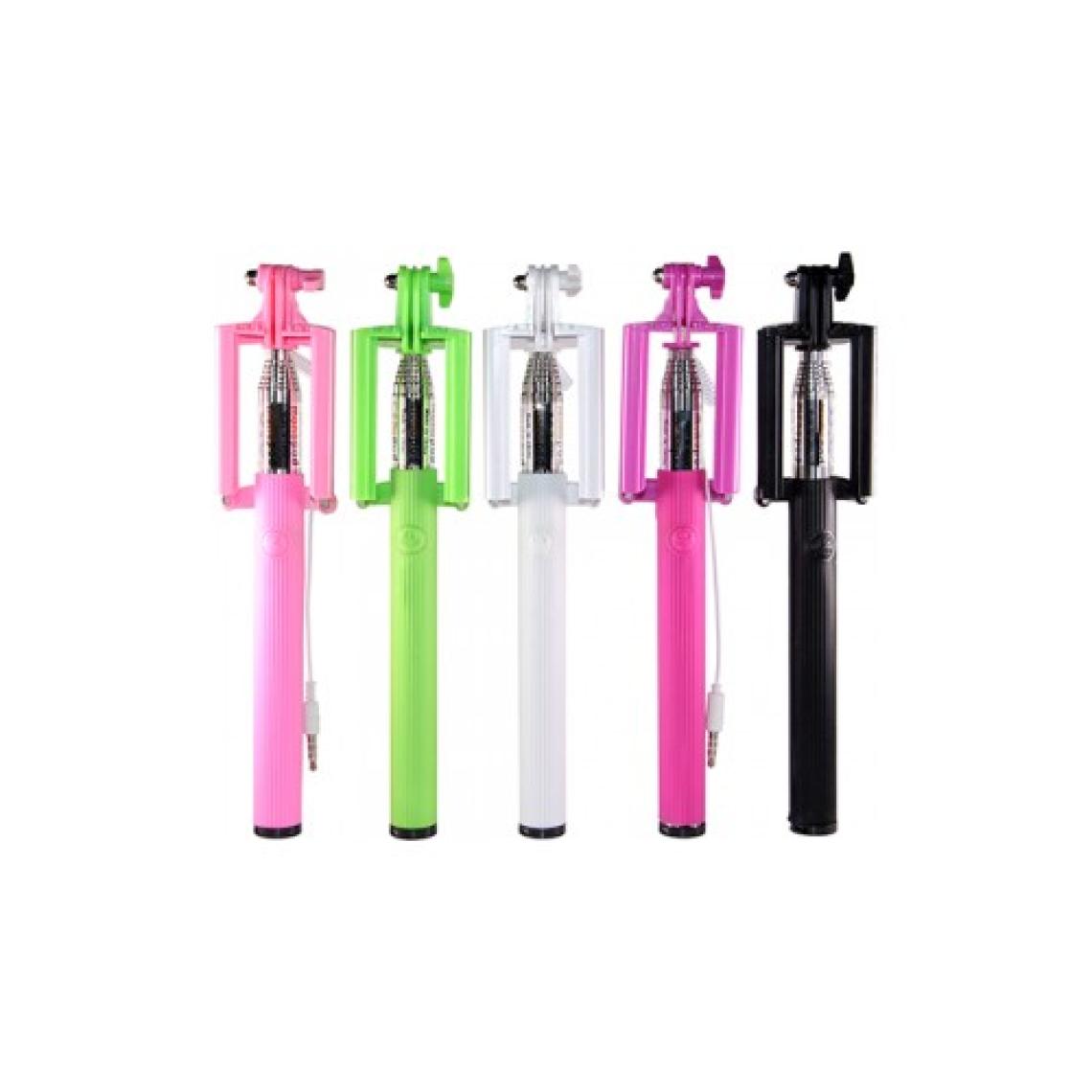 Monopod Selfie Çubuğu Pembe