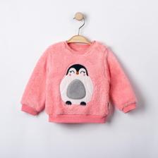 Necix's Necixs Penguen Işlemeli Welsoft Kız Bebek Kazak