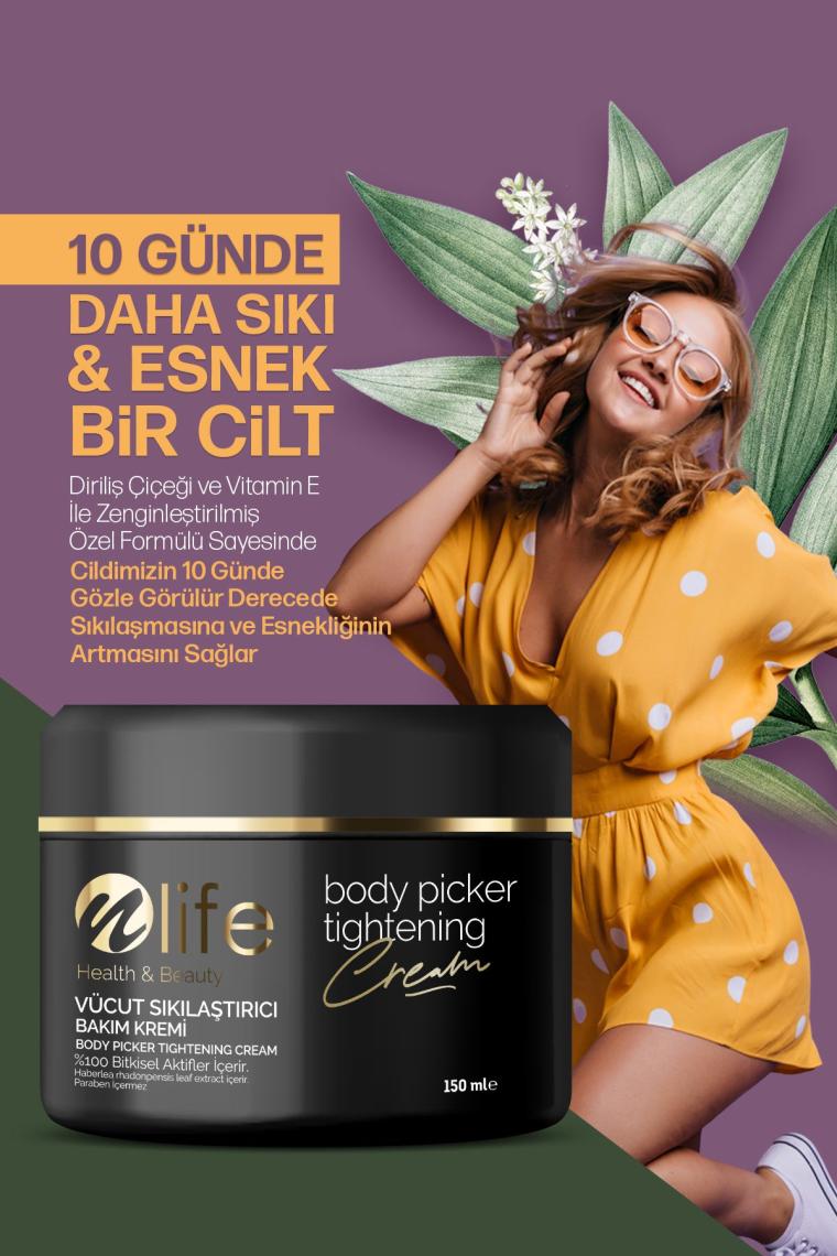 Vücut Sıkılaştırıcı Krem Onarıcı Tüm Ciltler 150 Ml