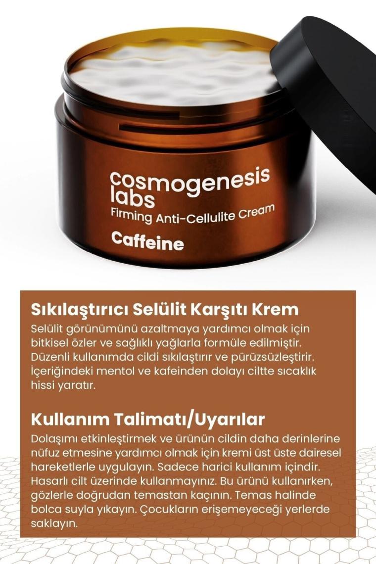 Sıkılaştırıcı Selülit Karşıtı Vücut Kremi 300ml Vegan Çatlak Karşıtı Bölgesel Yakıcı Şekillendirici