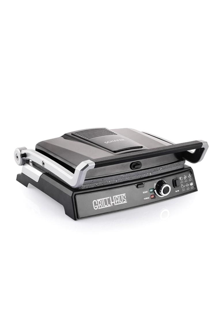 Schafer Grill Haus Siyah 2000 W Granit Tost Makinesi