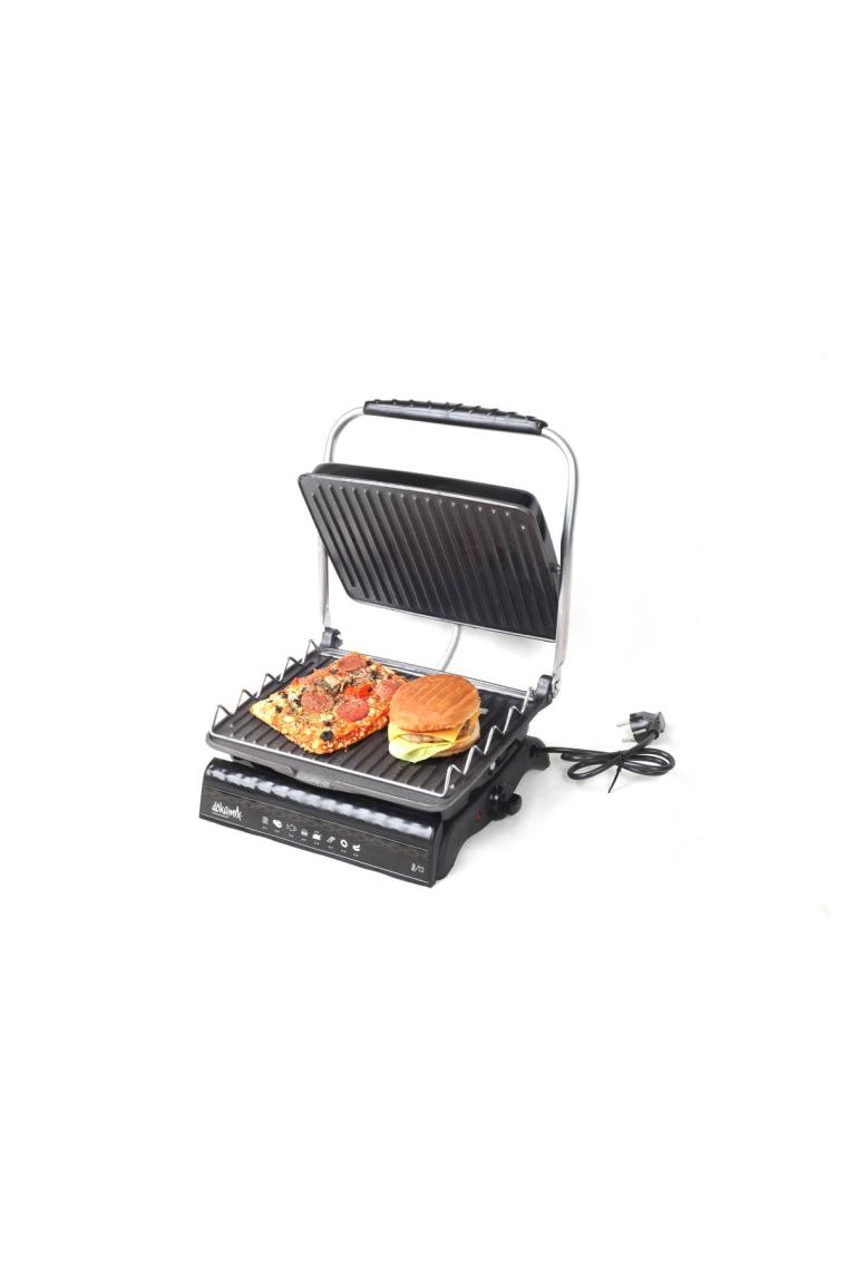 Dökümix Ultra Plus Organik Demir Döküm Izgara & Tost Makinası Siyah Izgara Aparatlı,fırçalı,yağdanlık