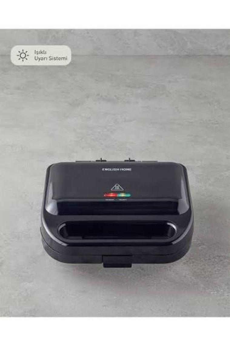Mediterian 50 Hz / 60 Hz Tmk 5001 Mini Tost ve Waffle Makinesi Siyah 220 - 240 V 6+ Siyah 1 Kademe  F 700
