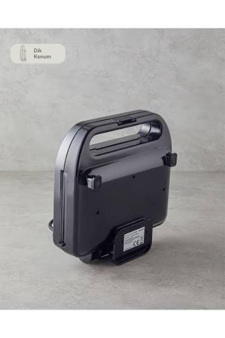 Mediterian 50 Hz / 60 Hz Tmk 5001 Mini Tost ve Waffle Makinesi Siyah 220 - 240 V 6+ Siyah 1 Kademe  F 700