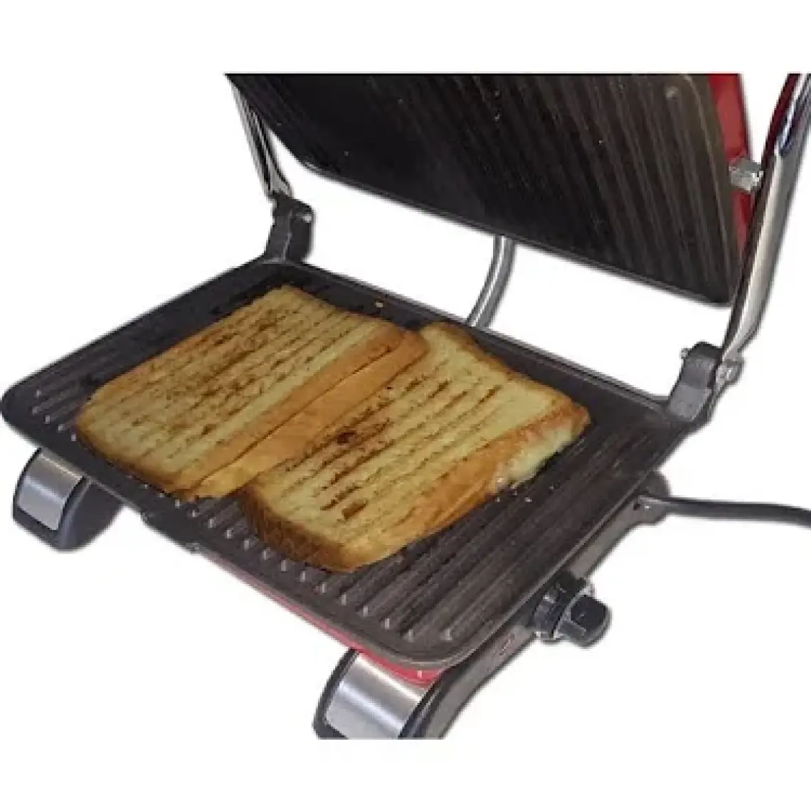Dökümix Döküm Organik Tost Makinesi 1800W Kırmızı Ev Tipi