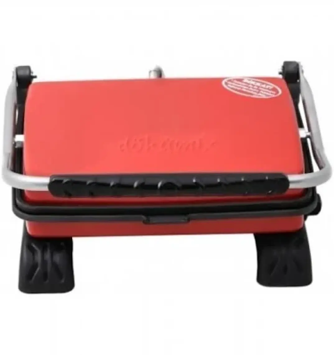 Dökümix Demir Döküm Kırmızı 1800 Watt 4-6 Dilim Ev-Sanayi-Büfe Tipi Tost Makinası ve Izgara