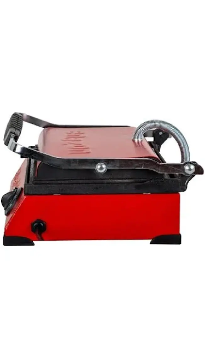 8 Dilim Elektrikli Saf Döküm Tost Makinesi  (Döküm 30X23) - Kırmızı