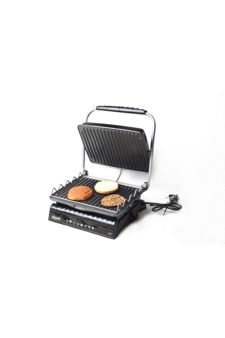 Dökümix Ultra Plus Organik Demir Döküm Izgara & Tost Makinası Siyah Izgara Aparatlı,fırçalı,yağdanlık