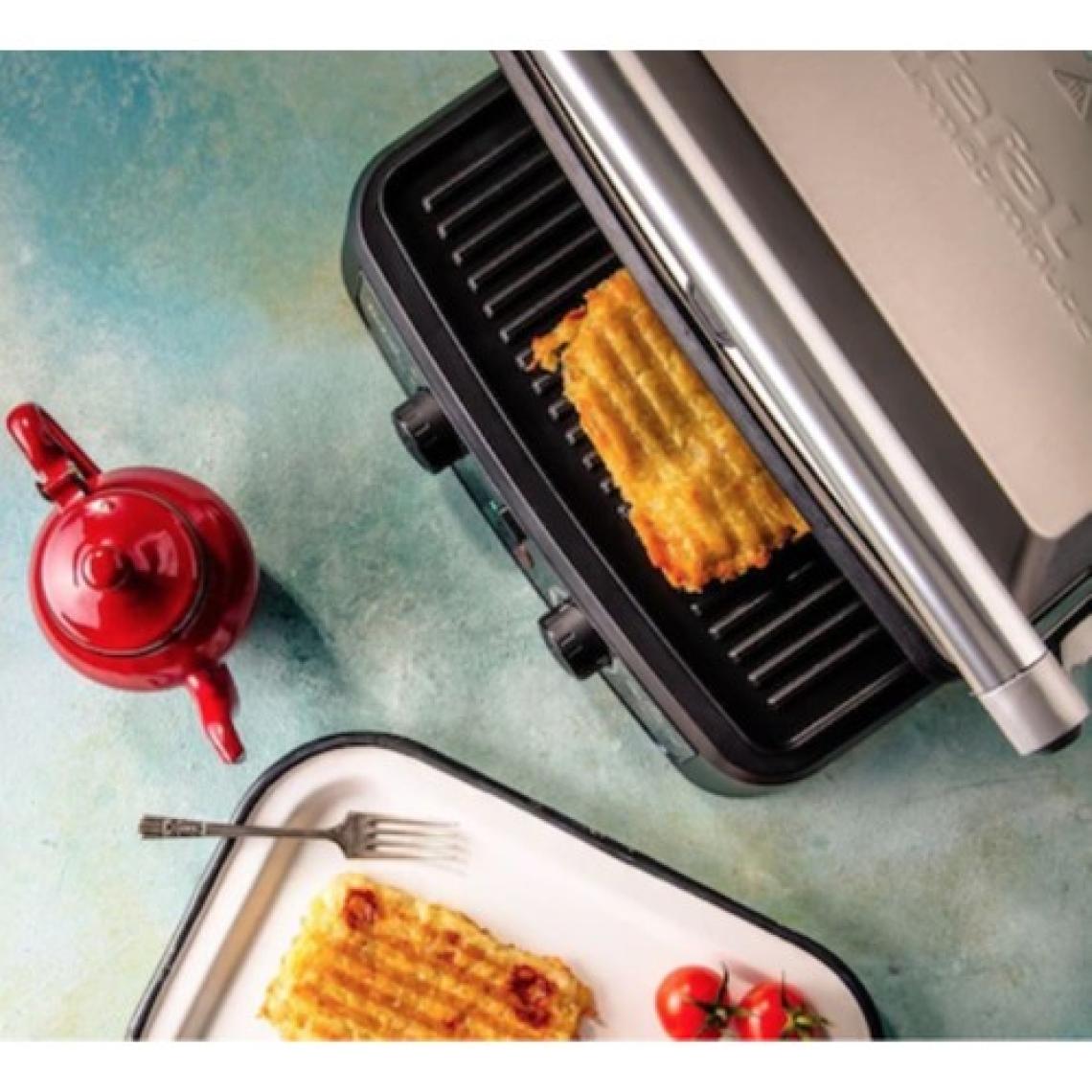 Tefal Gourmet Minute Zaman Ayarlı Şampanya 2000 W Tost Makinesi