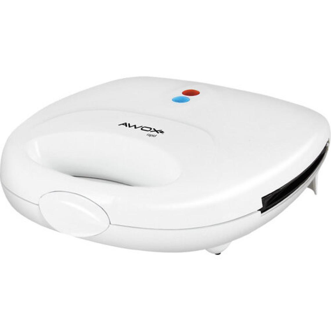 Awox Rapid Mini Tost Makinesi Beyaz, Teflon Kaplama, Isı Geçirmez Dış Yüzey, Kolay Temizlenebilir