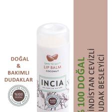 %100 Doğal Dudak Besleyici Hindistan Cevizi Bitkisel Nemlendirici Dudak Bakım Kremi 6 G