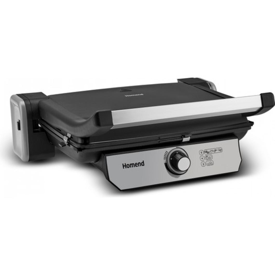 Homend Toastbuster 1381H Siyah Silvet Tost Makinesi
